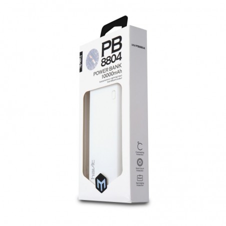 Powerbank DUAL USB 10.000mAh HV-PB8804 - Blanco