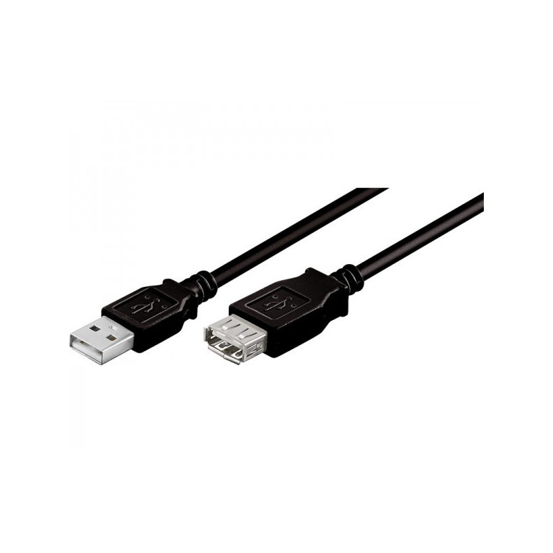 Cable prolongador USB 2.0 MH 3m 10.01.0204-BK