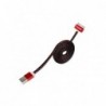 Cable de dato y carga iPhone 4 Malla HV -CB416 - AZUL