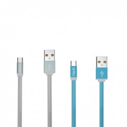 Cable de dato y carga Micro USB HV-CB630 - GRIS