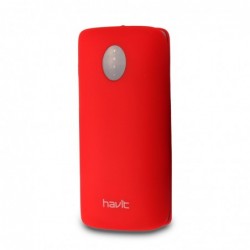 Powerbank Dual USB 4400mAh 5V2.1A H515 - Rojo