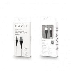 Cable de Micro USB 2.1A 1.0M Protección Aluminio mallado CB706