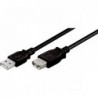 Cable prolongador USB 2.0 MH 3m 10.01.0204-BK