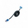 Cable de dato y carga iPhone 4 Malla HV -CB416 - AZUL