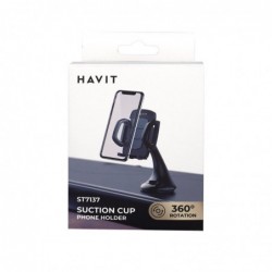 Soporte de Movil para coche Ventosa giratoria 360º ST7137