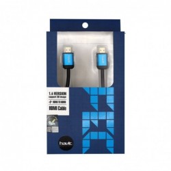 Cable HDMI M-M V1.4 3M Azul