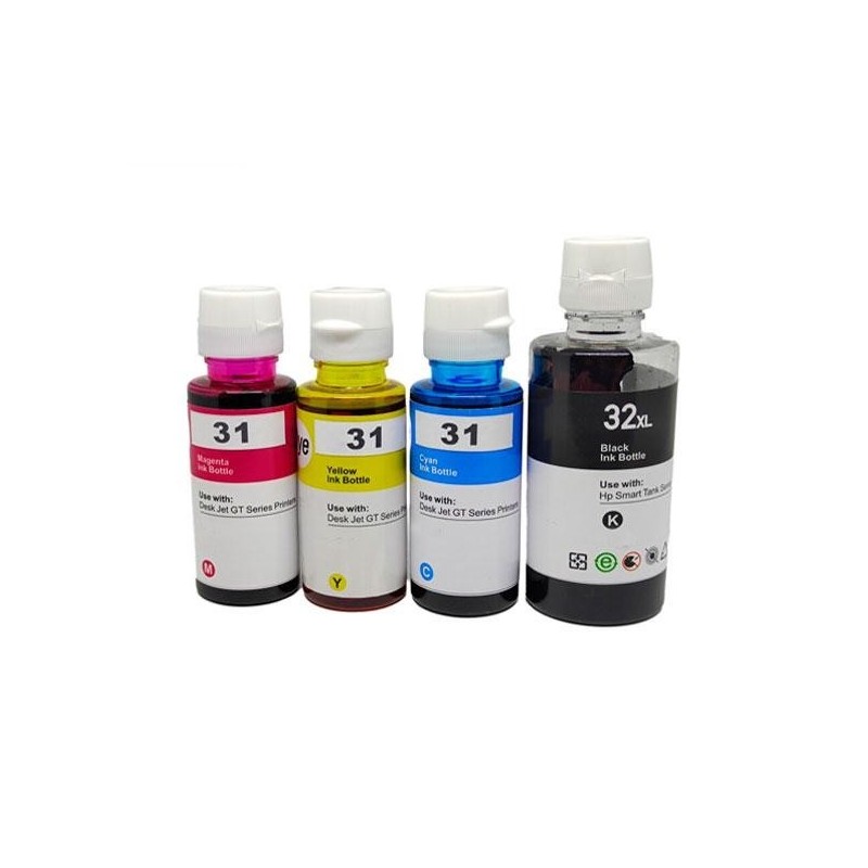 Botella tinta comp. Hp 32 Xl Negro Pigmentada  1vv24ae