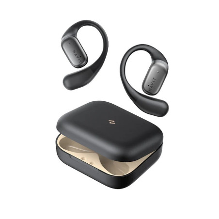 Auriculares bluetooth TWS V5.3 deportivos OWS902 NEGRO