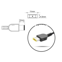 Cargador para portátil Lenovo 300W 20V 15A Conector Rectangular Movano