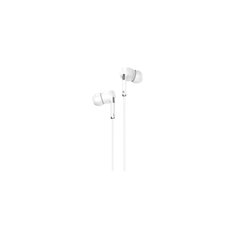 Auricular con Cable y Manos Libres E306P BLANCO