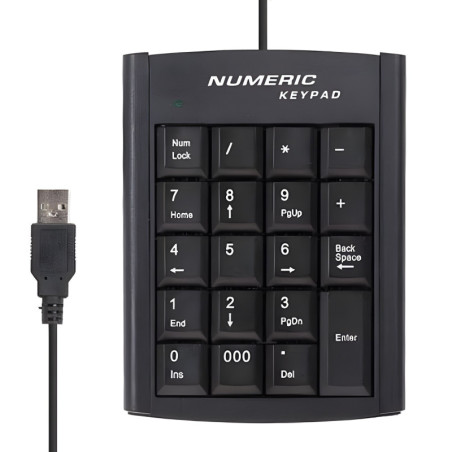 TECLADO NUMERICO PARA PC CON CABLE KJ-018