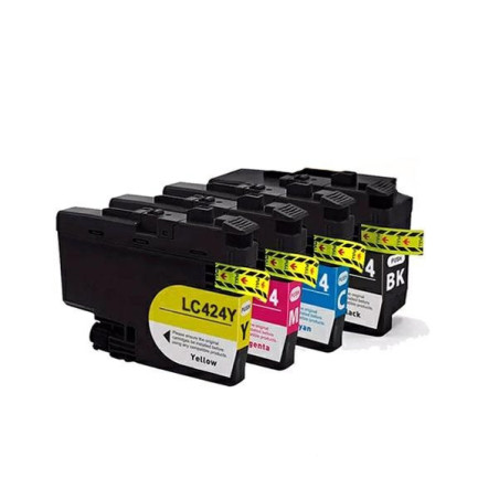 TINTA COMP. BROTHER LC424 AMARILLO