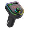 HV-FM811BT Transmisor FM Bluetooth con Puerto USB  Lector Micro SD  Aux,