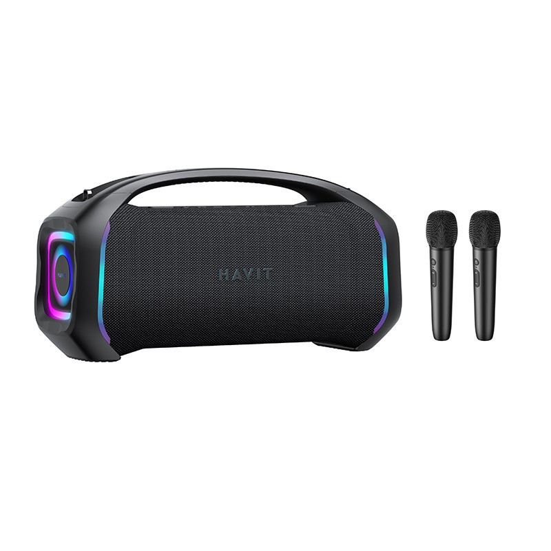 SK910BT ALTAVOZ PARTYBOX BLUETOOTH V5.3 TWS CON DOS MICROFONOS 100W RMS Y 200W DE PICO 11.1V 7500MAH IPX6