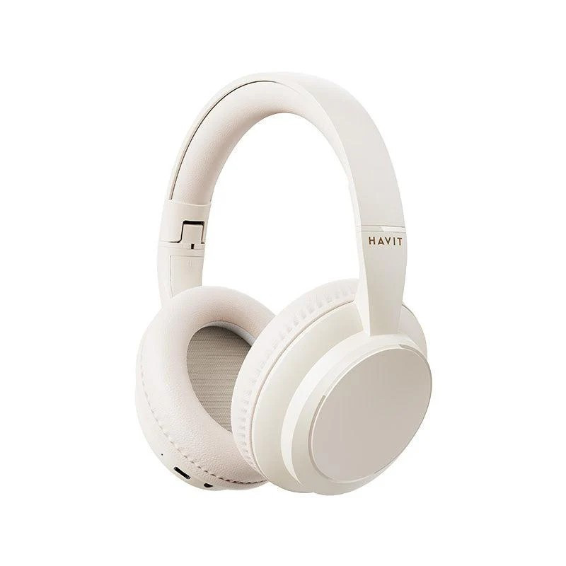 H619BT BL Cascos Bluetooth V5.4 Plegables 400mAh Blanco
