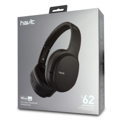 i62 Negro Casco Inalámbrico Extra Bass Dual Conexión