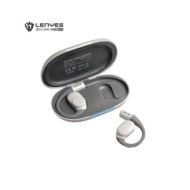 AIR 202 GR Auriculares Bluetooth TWS V5.4 Deportivos
