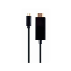 Cable de video Type-C a HDMI MM 2m 4K Cablexpert Negro