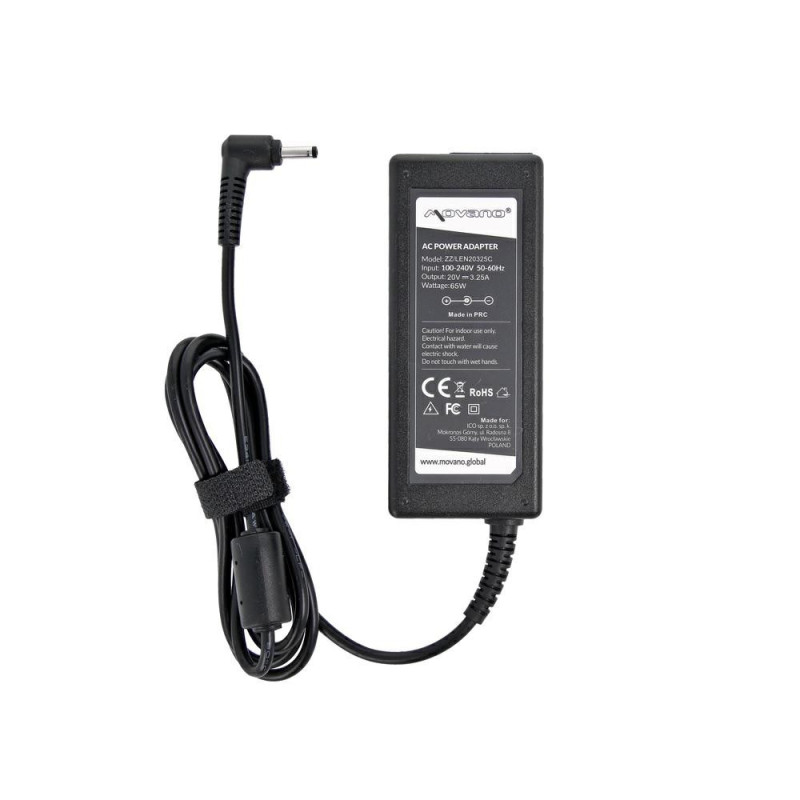 Cargador Portatil Lenovo 20V 3.25A 4.01.7mm Movano