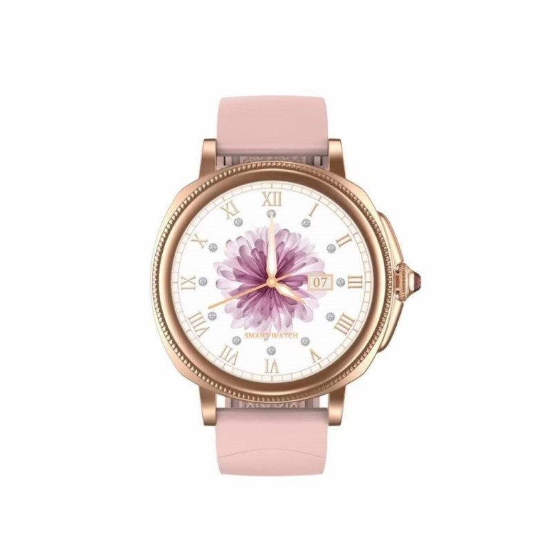 LW-214 OR Reloj Smart Watch de Señorita con Esfera Redonda y llamadas ip67