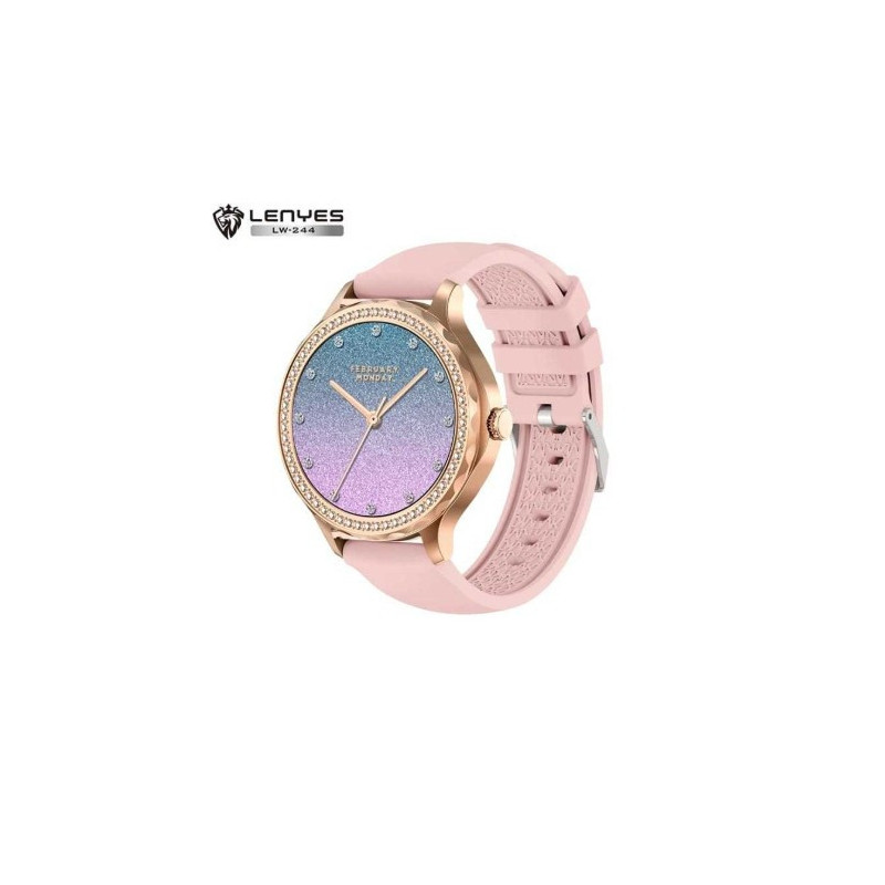 LW-244 Reloj Smart Watch de Señorita con Esfera Redonda y llamadas ip67