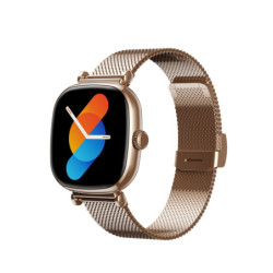 M9060 - Dorado Reloj Inteligente HAVIT con Llamadas, Pantalla AMOLED, Doble Correa