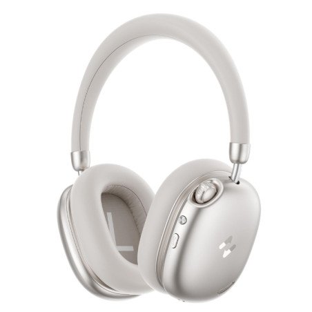 H670BT BEI Auriculares Bluetooth V6.0 con Cancelación de Ruido (Con Control Patentado Giratorio)