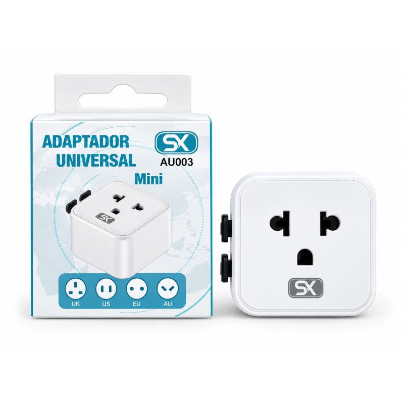 SX AU003 ADAPTADOR INTERNACIONAL 10A 2500W MAX.