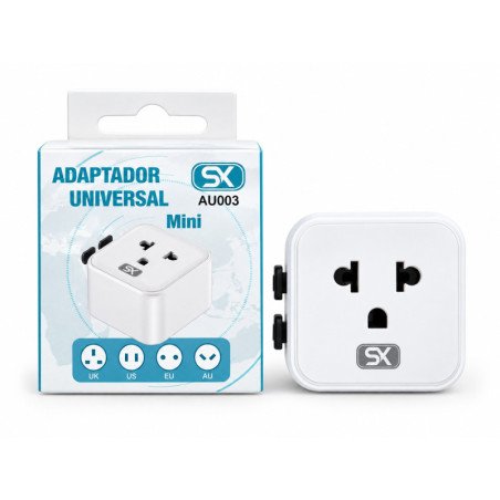 SX AU003 ADAPTADOR INTERNACIONAL 10A 2500W MAX.
