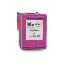 Tinta reciclada genérica para HP N301 XL Color ch564ee Ultima version