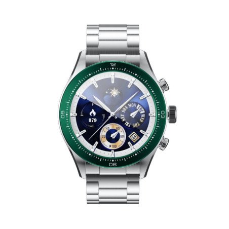 M9072 Reloj smart watch Esfera Redonda con llamadas pantalla amoled ip68