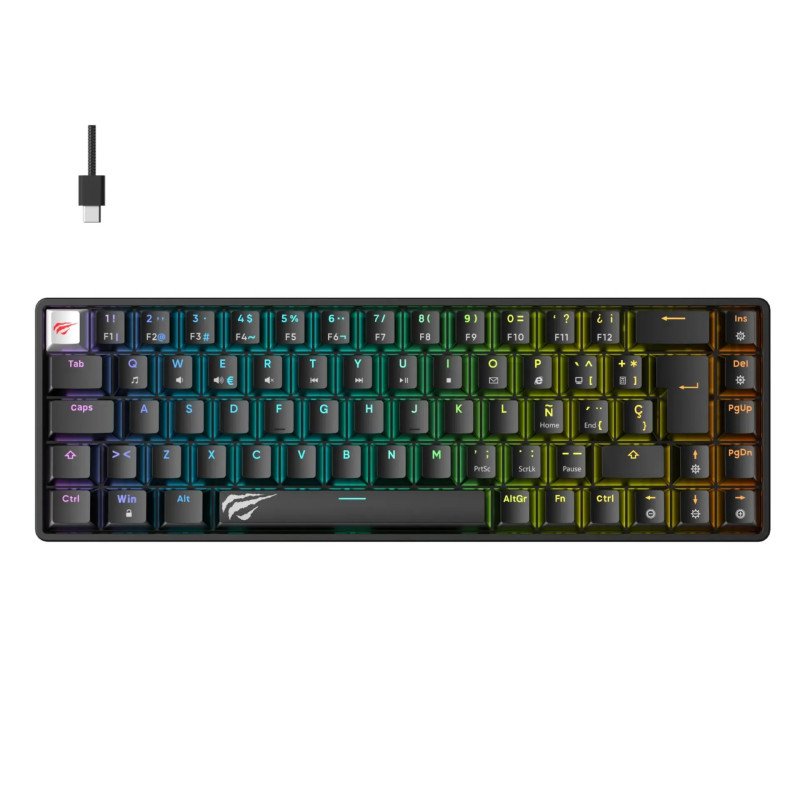 Mini Teclado Gaming Mecánico Retroiluminado RGB KB860L-SP