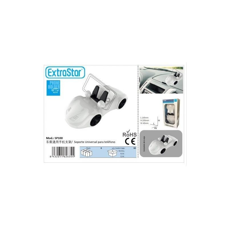 Soporte para movil forma de coche para superficie plano SP100