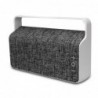 Altavoz Bluetooth diseño tela con asa SK559BT Blanco  Gris