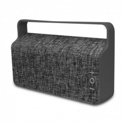 Altavoz Bluetooth diseño tela con asa SK559BT Negro  Gris