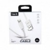 Cable iphone56 1m Blanco HV-CB8501