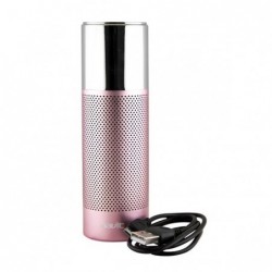 Altavoz Bluetooth POKET con LED HV-SK551BT - Rosa