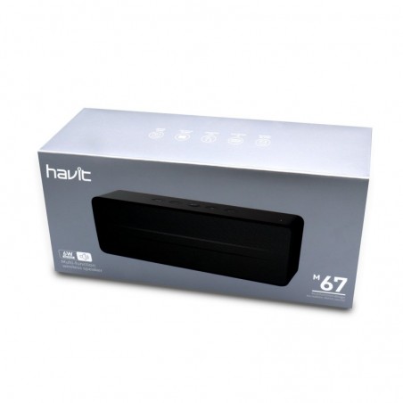 Altavoz Bluetooth V4.0 6W USBTFFMAUX M67- NEGRO