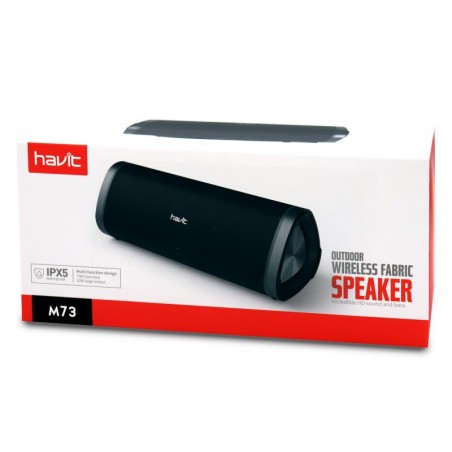 Altavoz Bluetooth V4.2 IPX5 TF  AUX. M73 Negro