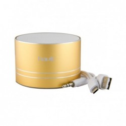 Mini Altavoz Bluetooth V4.1 HV-SK556BT - Dorado