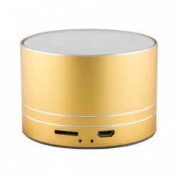 Mini Altavoz Bluetooth V4.1 HV-SK556BT - Dorado