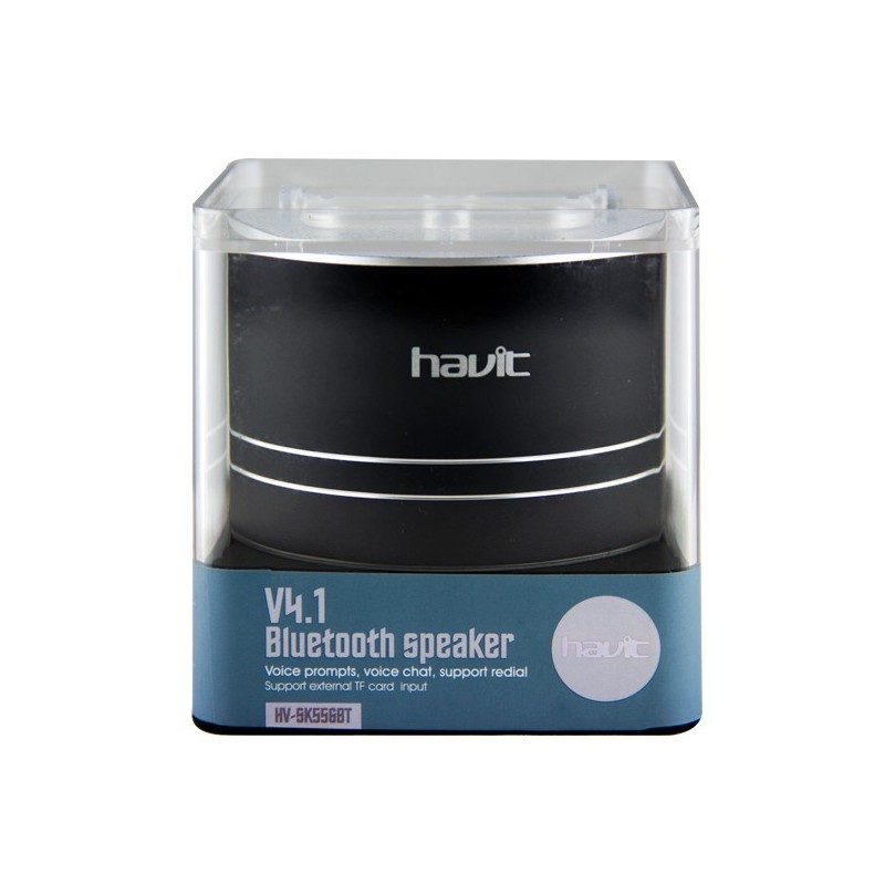 Mini Altavoz Bluetooth V4.1 HV-SK556BT - Negro