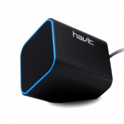 Altavoz USB 2.0 Cuadrada HV-SK473 Azul