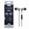 8045 GR Auriculares Metal Tic con Microfono Grey