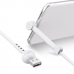 Cable Lightning con Soporte en Forma de L 1m H696