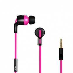 Auriculares con microfono HV-E25P - Rosa