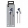 P5176 NE Auriculares Metal Pocky con Microfono - Negro