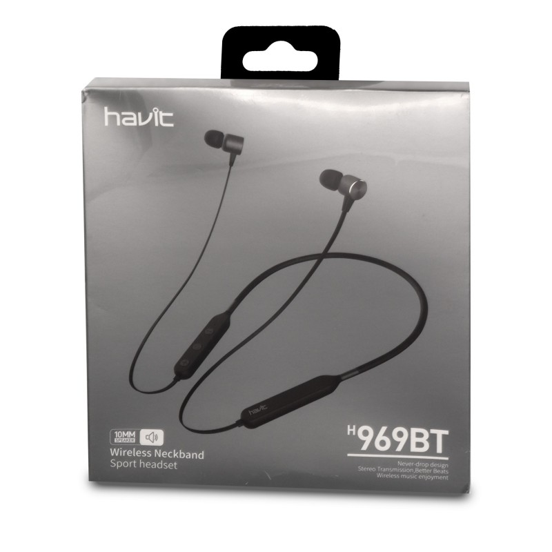 AURICULARES BLUETOOTH V4.1 GRIS H969BT